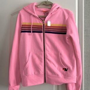 New Never worn with tags Aviator Nation zip up